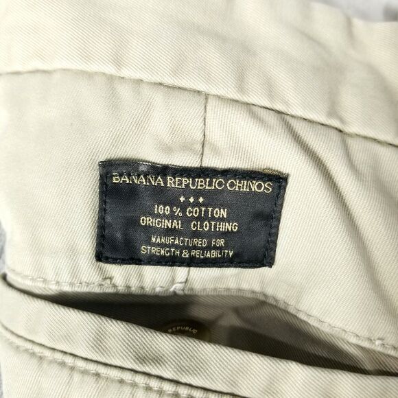 BANANA REPÚBLIC Pants Mens 33×30 Straight Fit Emerson - Picture 7 of 12